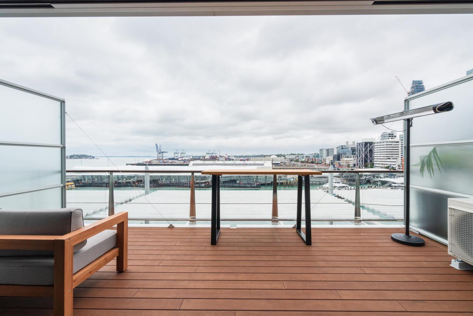 Penthouse Apartment With Stunning Harbour Views Auckland Kültér fotó