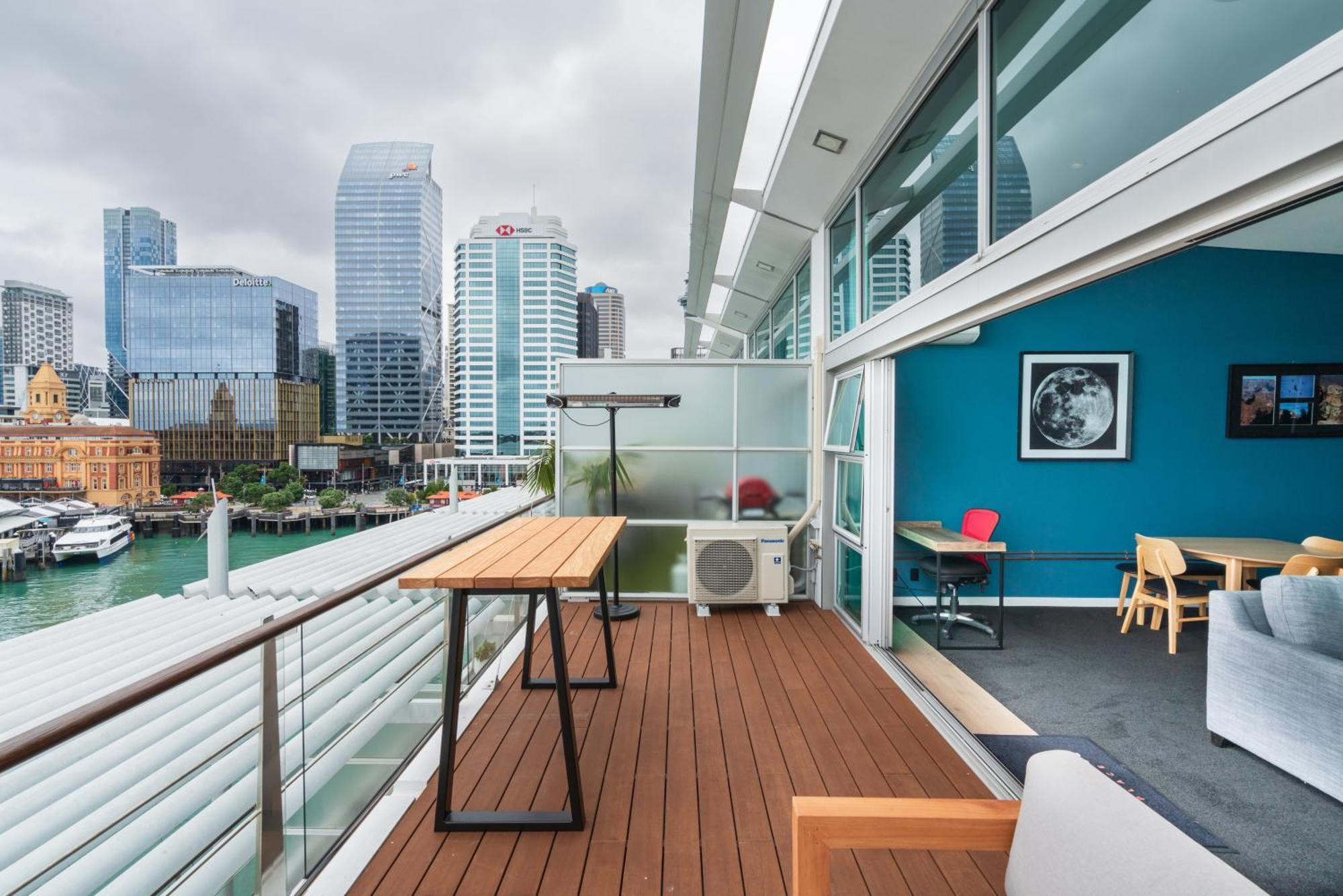 Penthouse Apartment With Stunning Harbour Views Auckland Kültér fotó